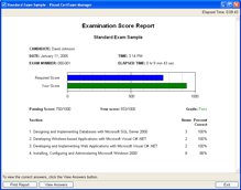 Visual CertExam Manager